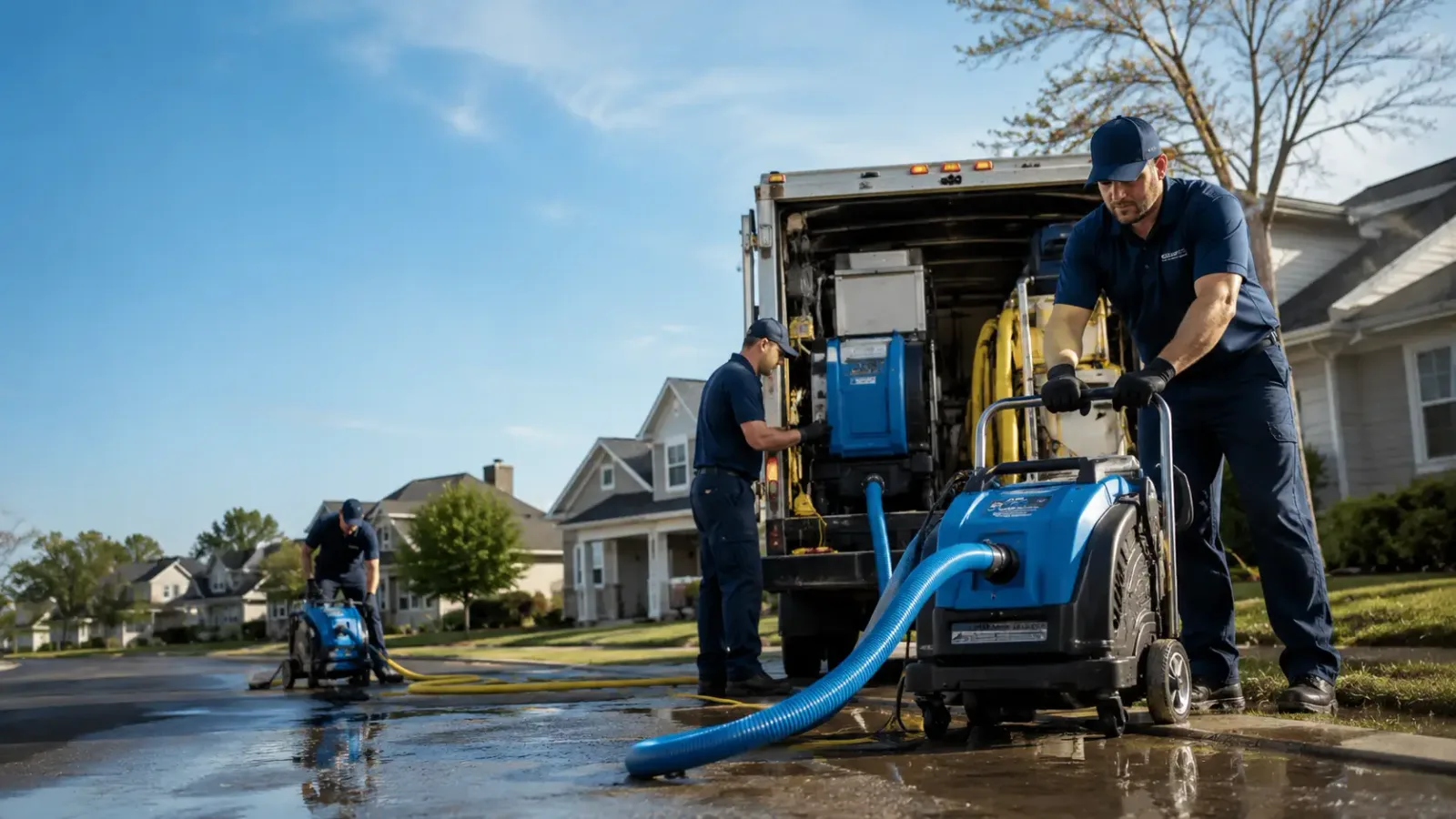 Flood Damage Cleanup in Oil Trough, AR